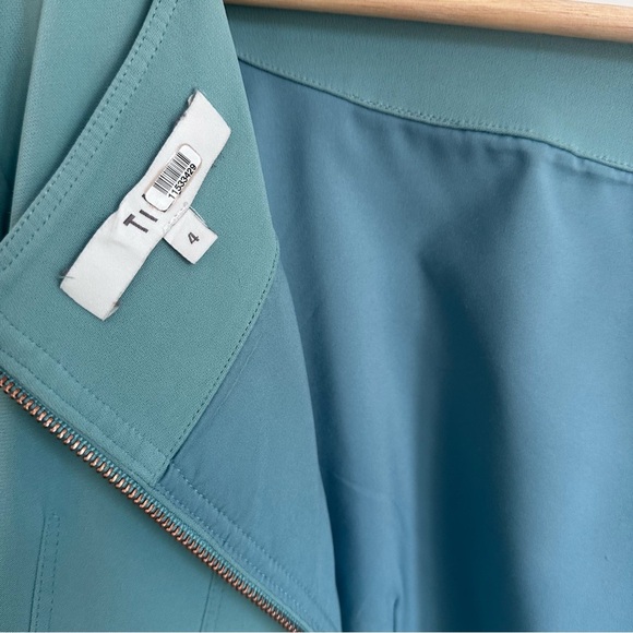 Tibi Egg Blue Crepe Corset Blouse Size 4 - Picture 7 of 7